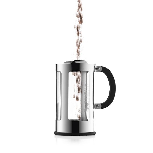 Bodum Chambord kaffemaskine f: 0,18 cm krom 1 l, 8 kopper
