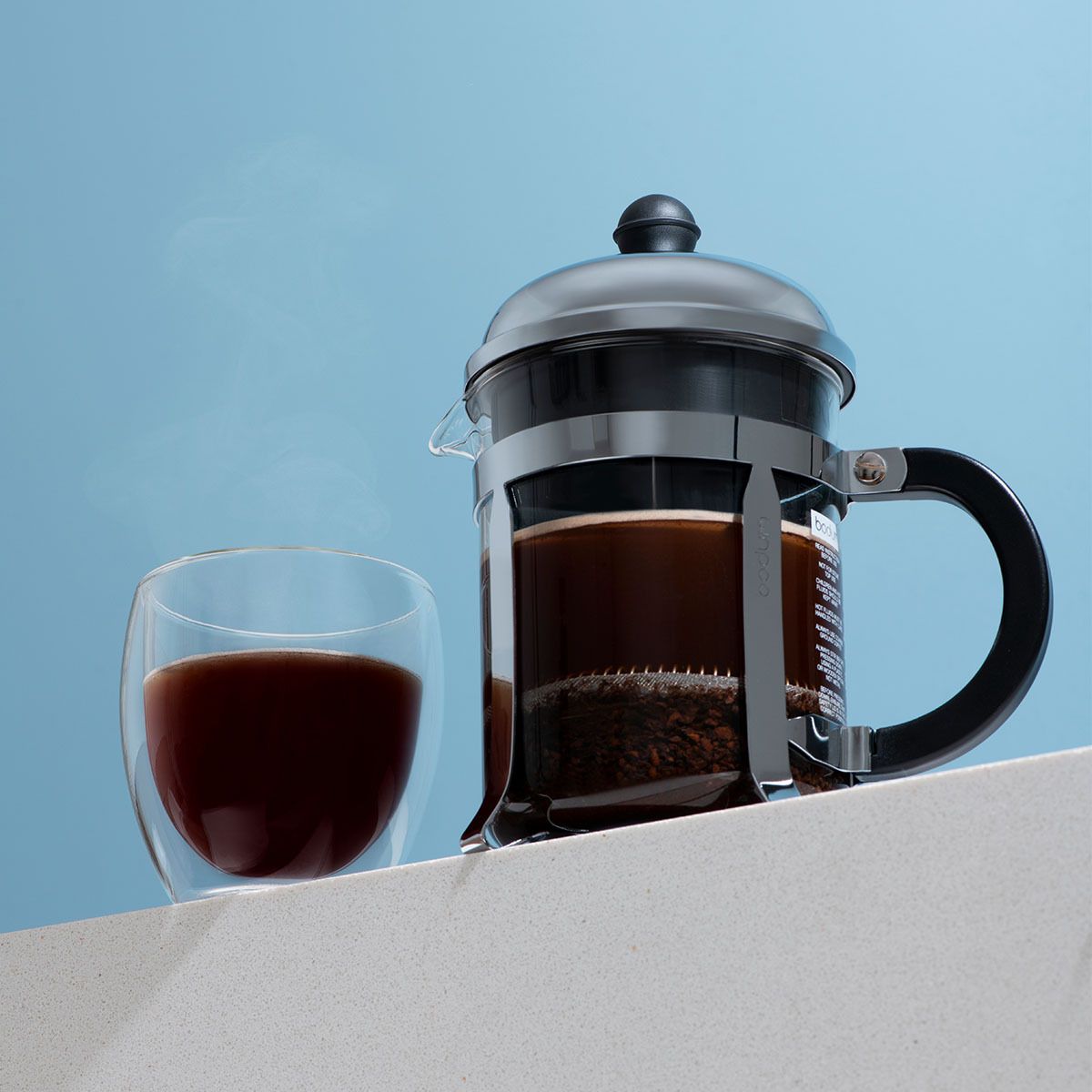 Bodum Chambord kaffemaskine rustfrit stål 0,5 l, 4 kopper