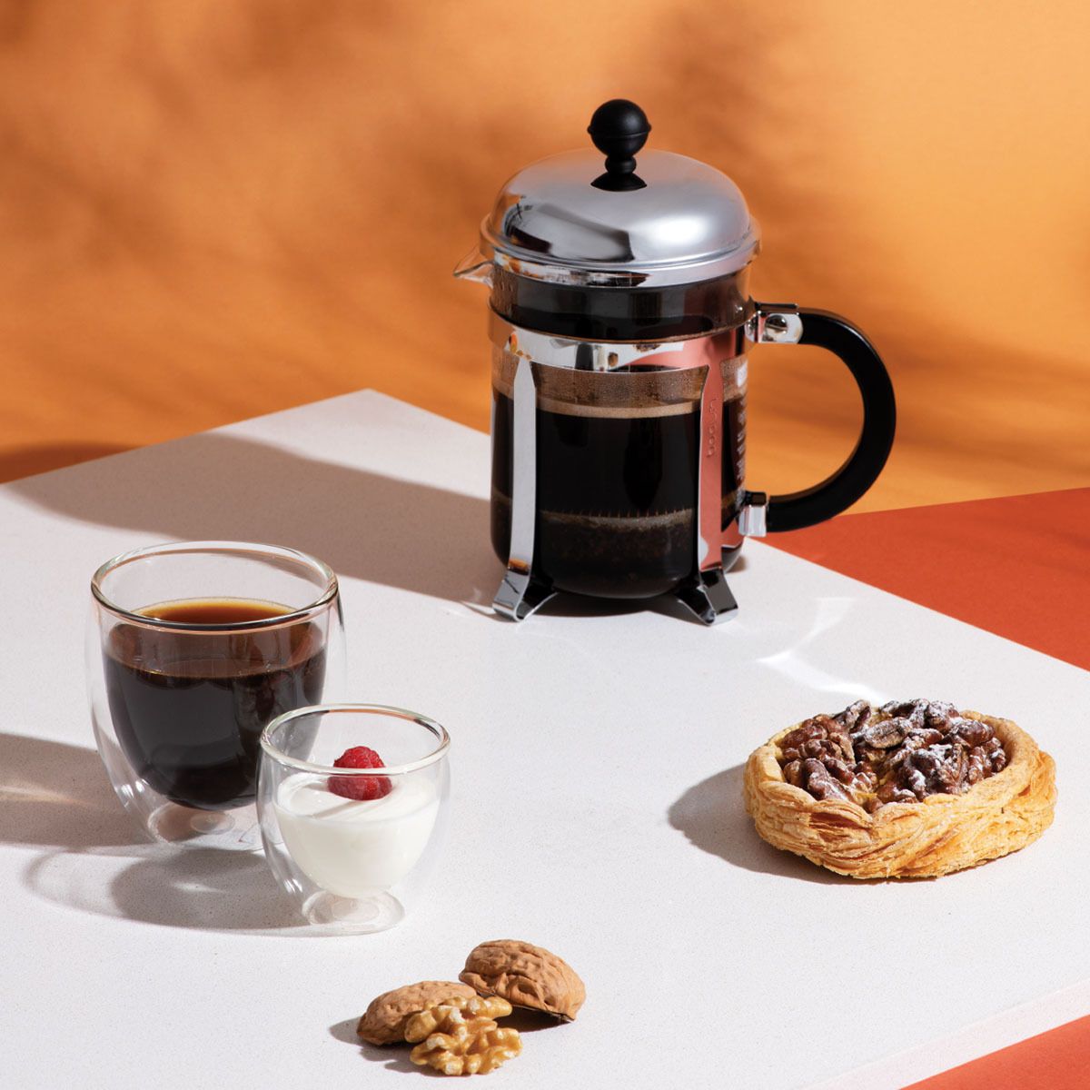 Bodum Chambord Coffee Maker Edelstahl 0,5 l, 4 Tassen