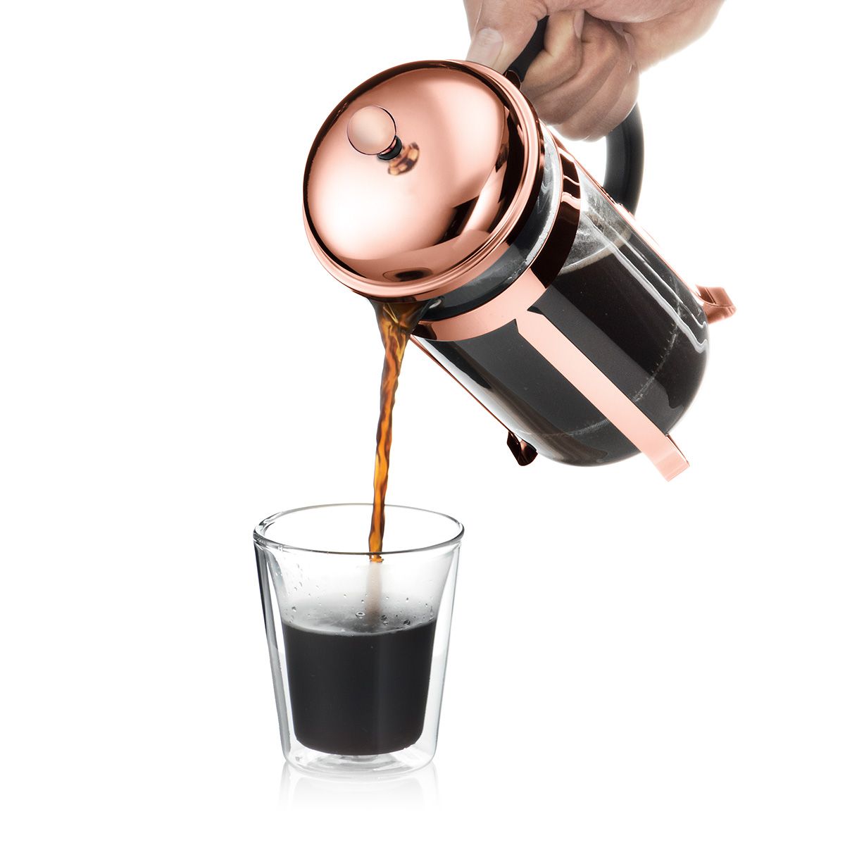Bodum Chambord Coffee Maker Edelstahl W: 0,17 cm 1 l, 8 Tassen