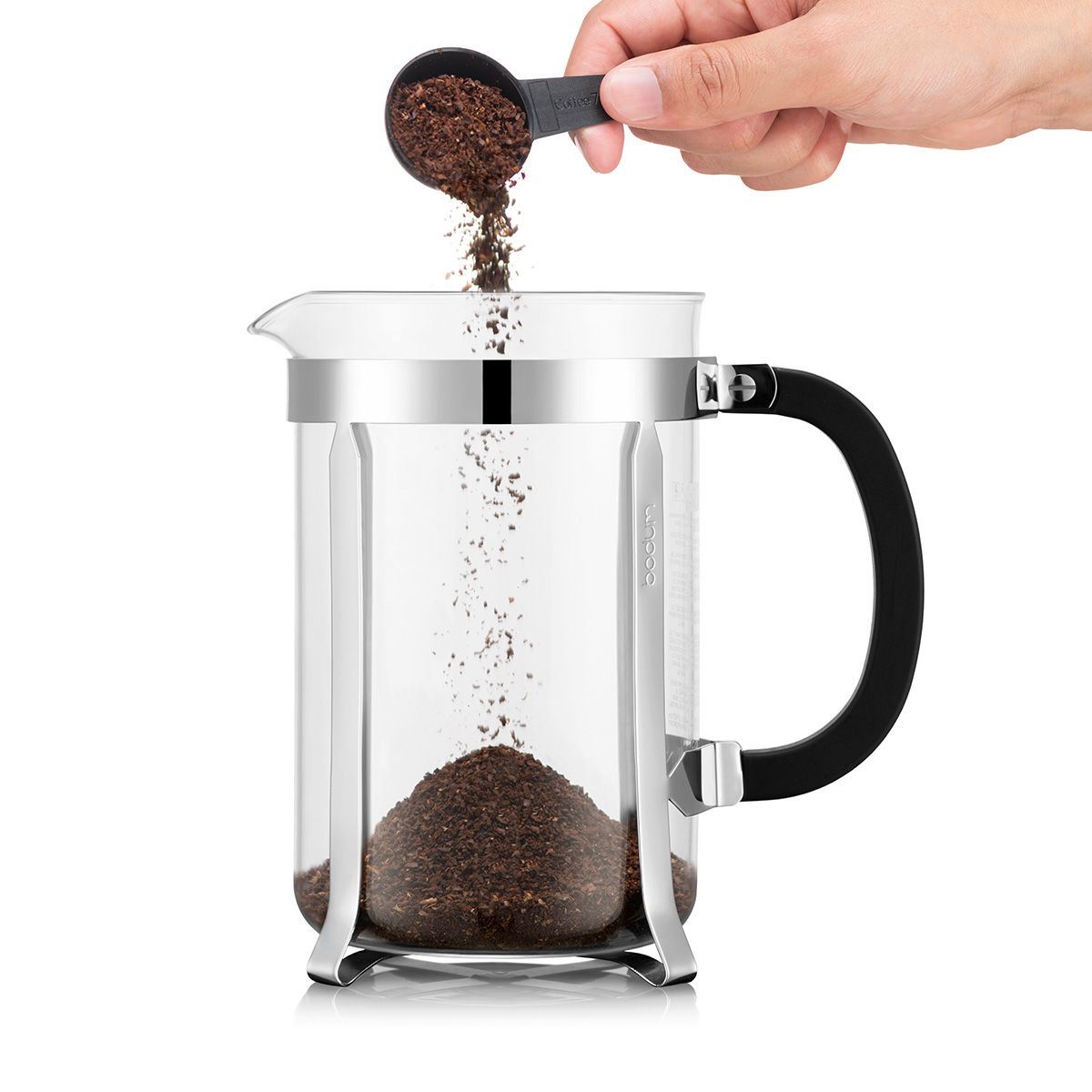 Bodum Chambord Coffee Maker Edelstahl LX W 12,4 x 0,19 cm 1,5 l, 12 Tassen
