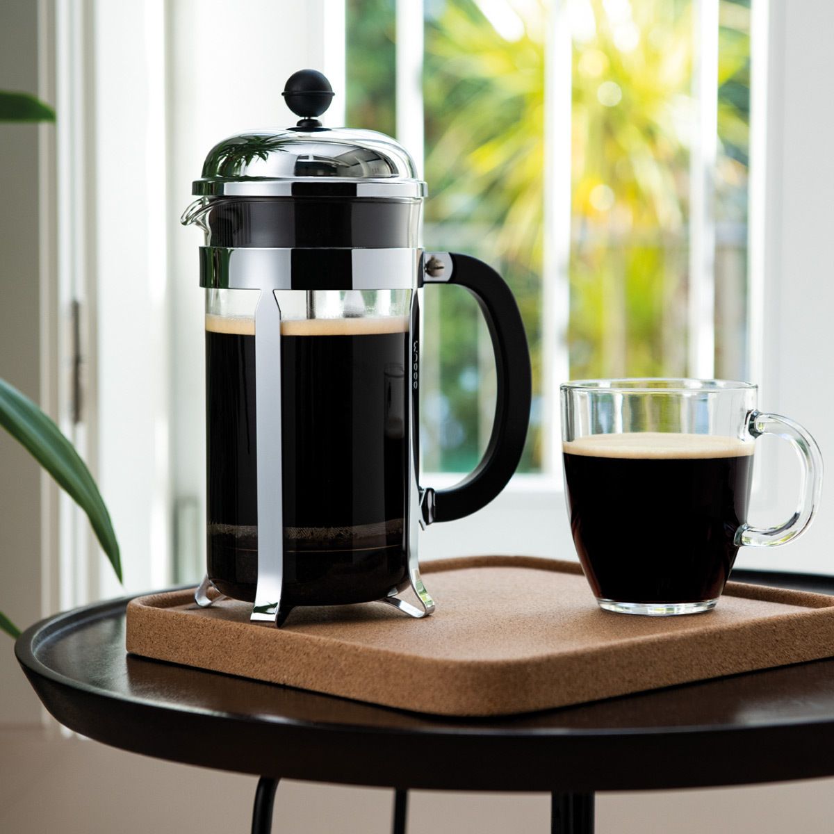 Bodum Chambord satte kaffemaskine og kopper 8 kopper, 4 stk.