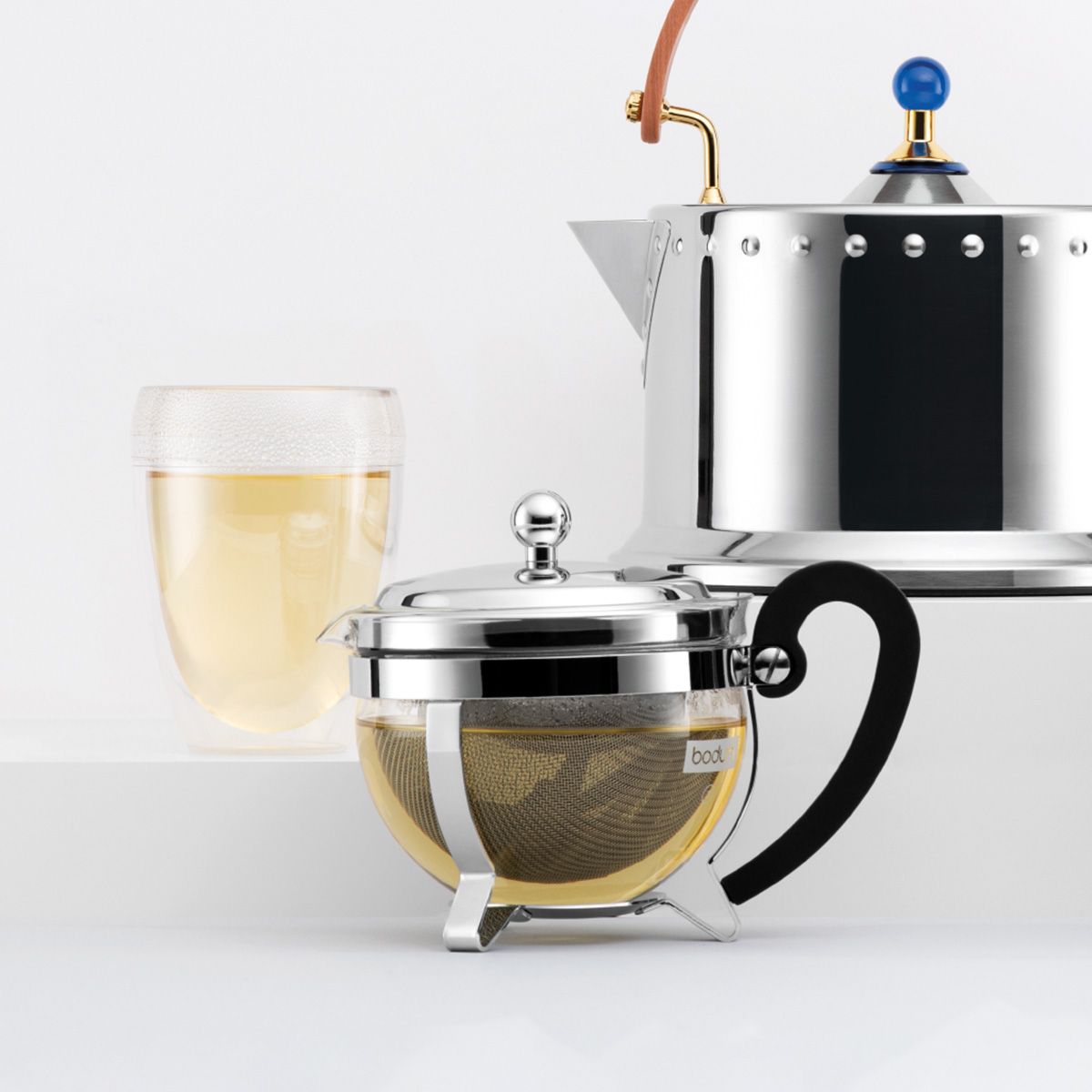 Bodum Chambord Tea Maker mit Filterchrom, 0,5 l
