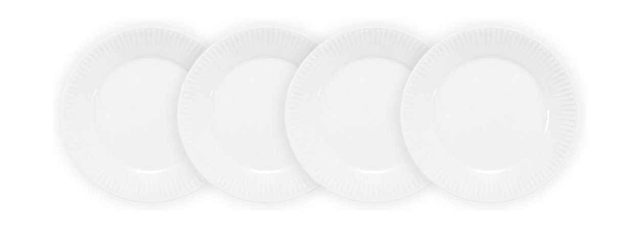 Bodum Douro 4 Dessertplatten Porzellan Weiß, 4 Stcs.