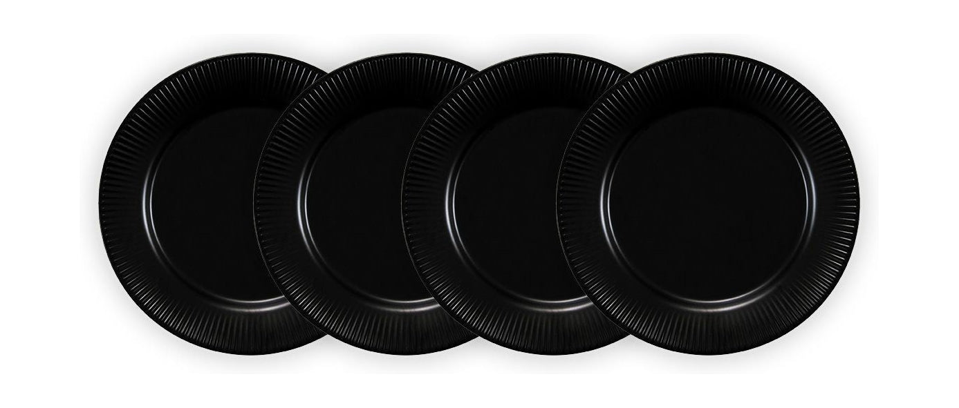 Bodum Douro Dinner Plate Porslin Black Matt, 4 st.