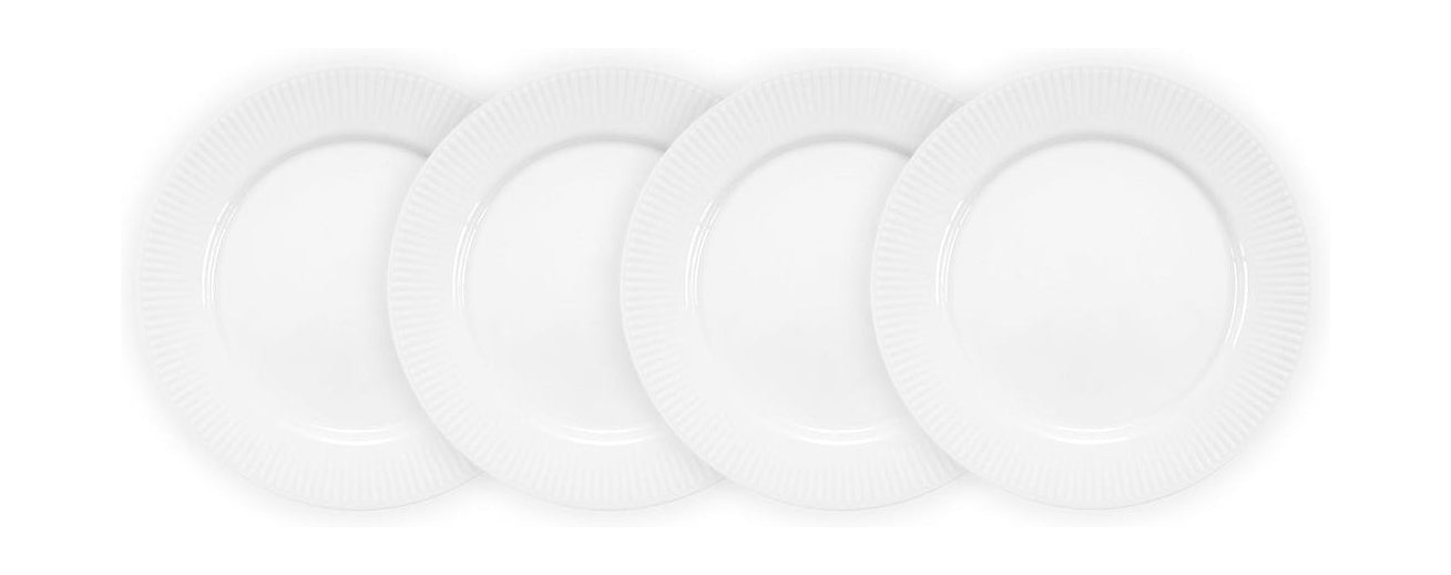 Bodum Douro Lunch Platel Porcelaine Blanc, 4 PCS.