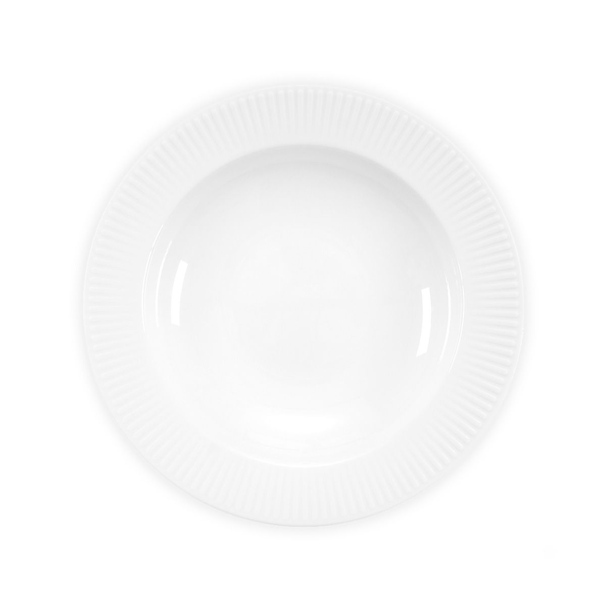 Bodum Douro Pasta Plate en porcelaine blanche, 4 pcs.