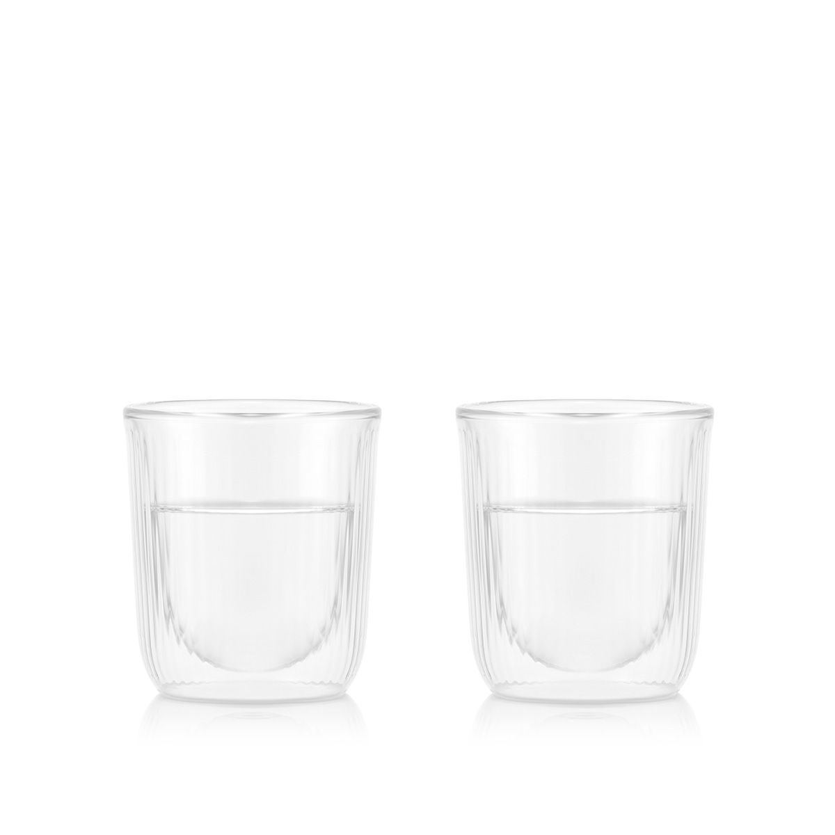 Bodum Douro set con 2 vasos de sake dobles paredes, transparentes