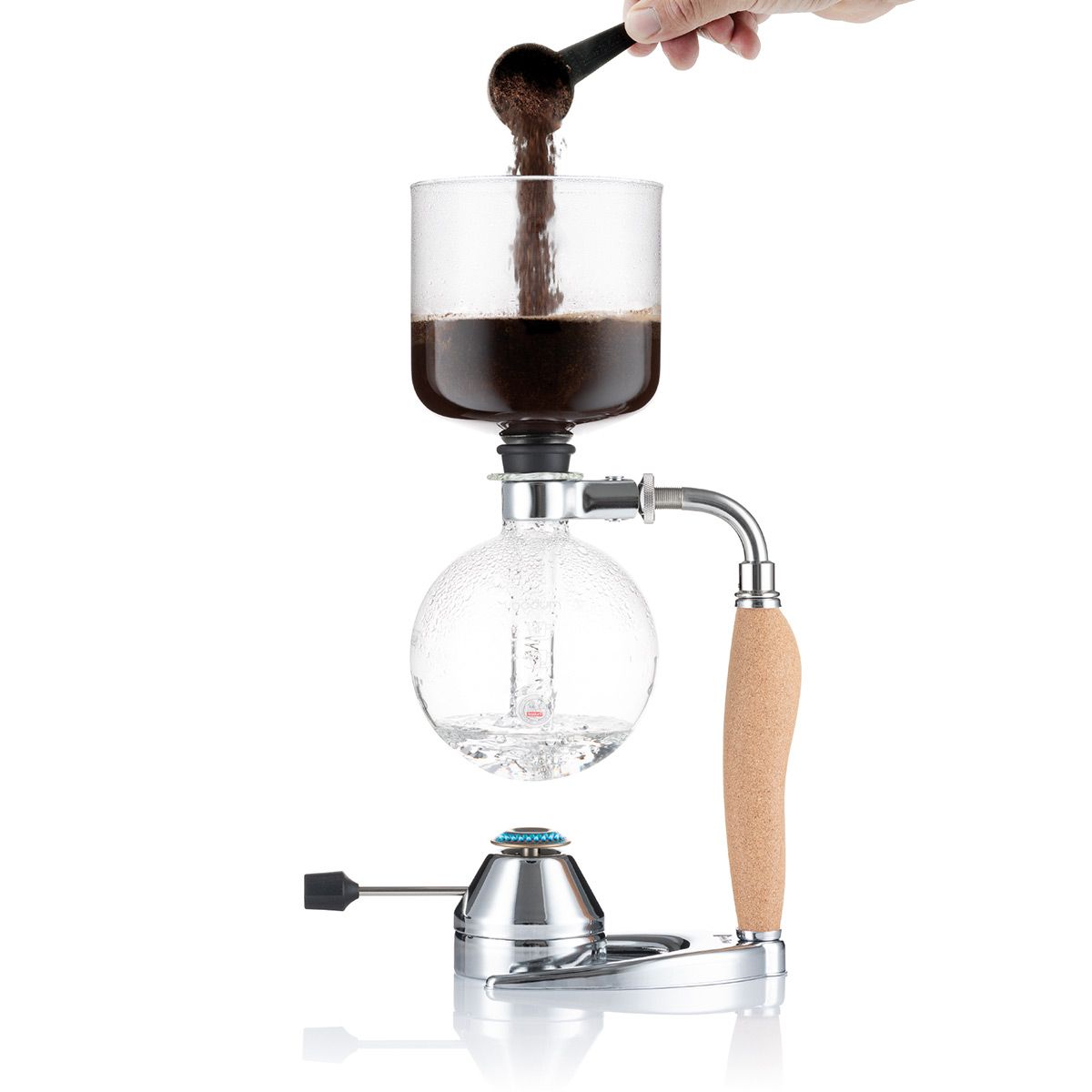 Bodum Mocha Vacuum Coffee Maker With Gas Burner, 4 Cups