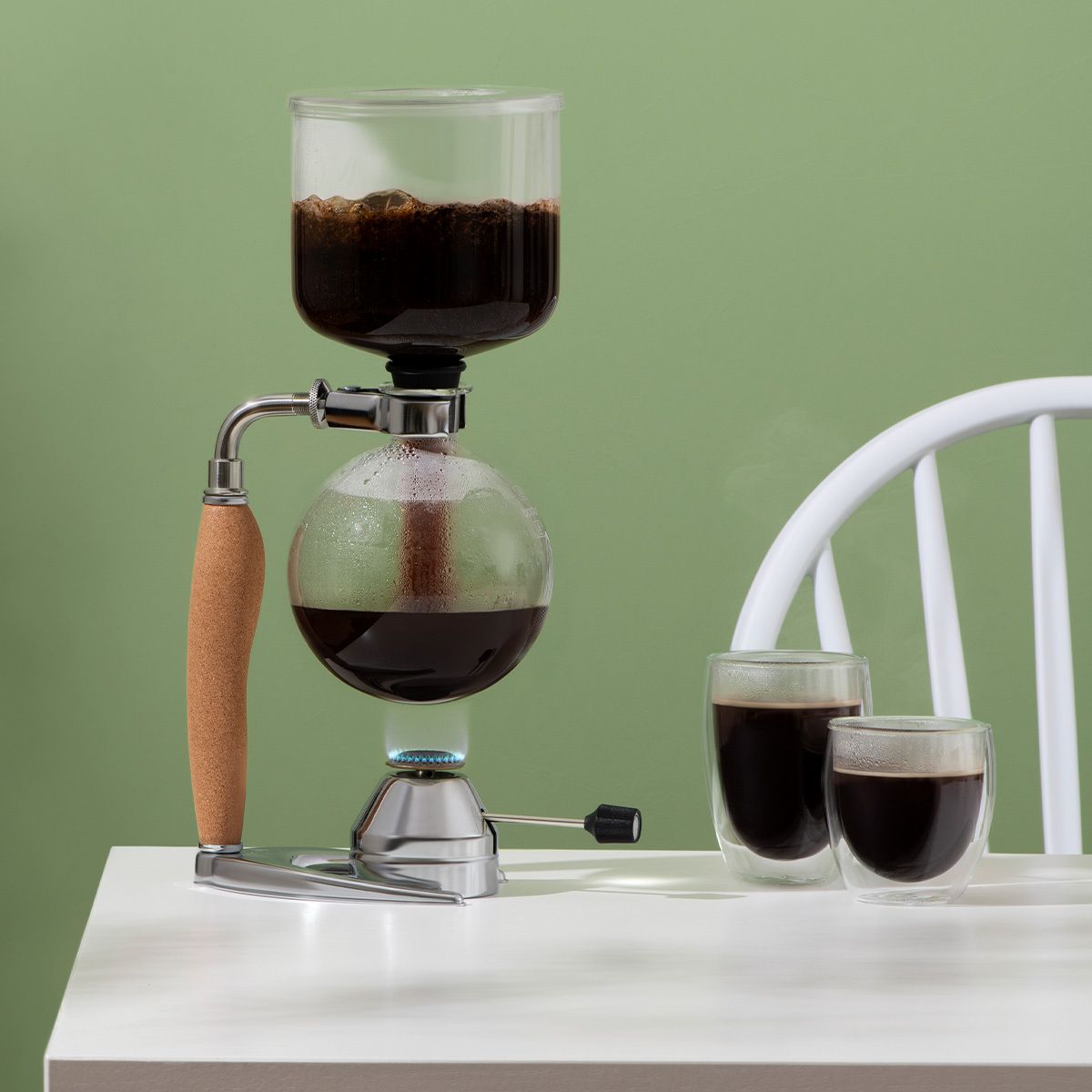 Bodum Mocha Vacuum Coffee Maker With Gas Burner, 8 Cups