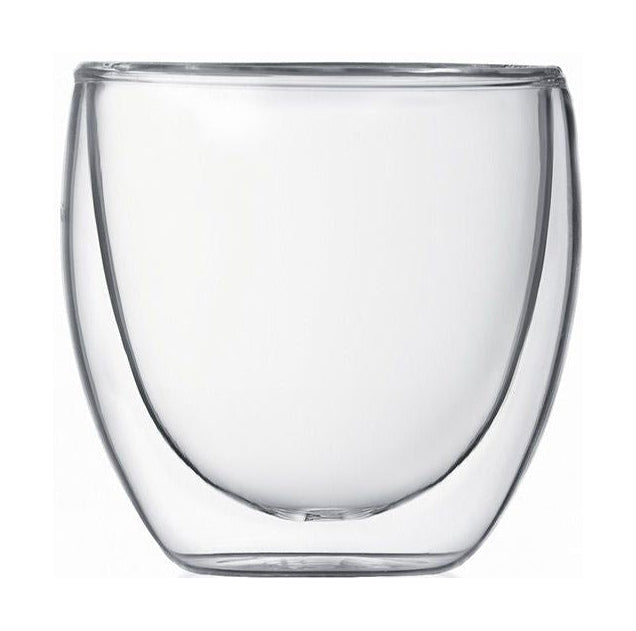 Bodum Pavina Glass dobbeltvægget 0,08 L, 2 stk.
