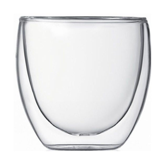 Bodum Pavina Glass dobbeltvægget 0,08 L, 6 stk.