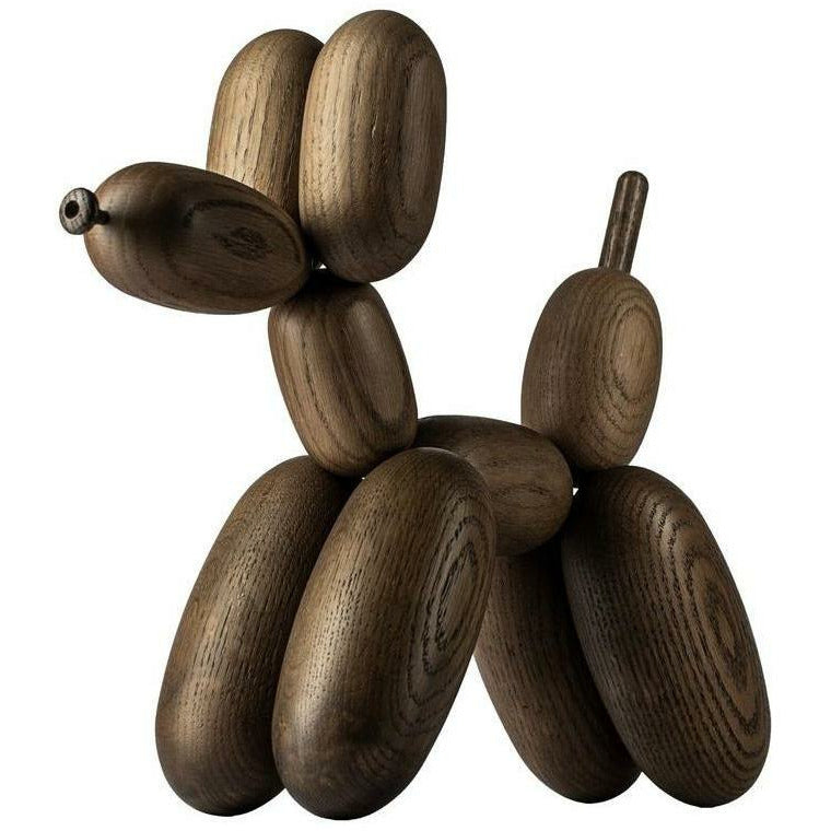 Enfance Ballon d'Og Figure décorative grande, en bois de chêne fumé