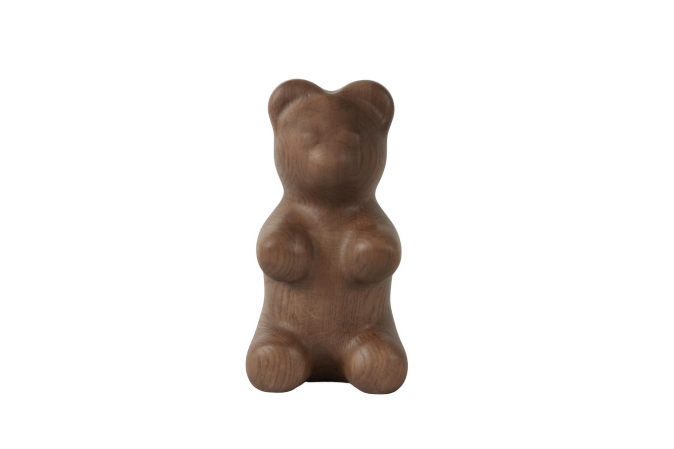 Jugendgummi -Bären -Deko -Figur Eiche gefärbt, groß