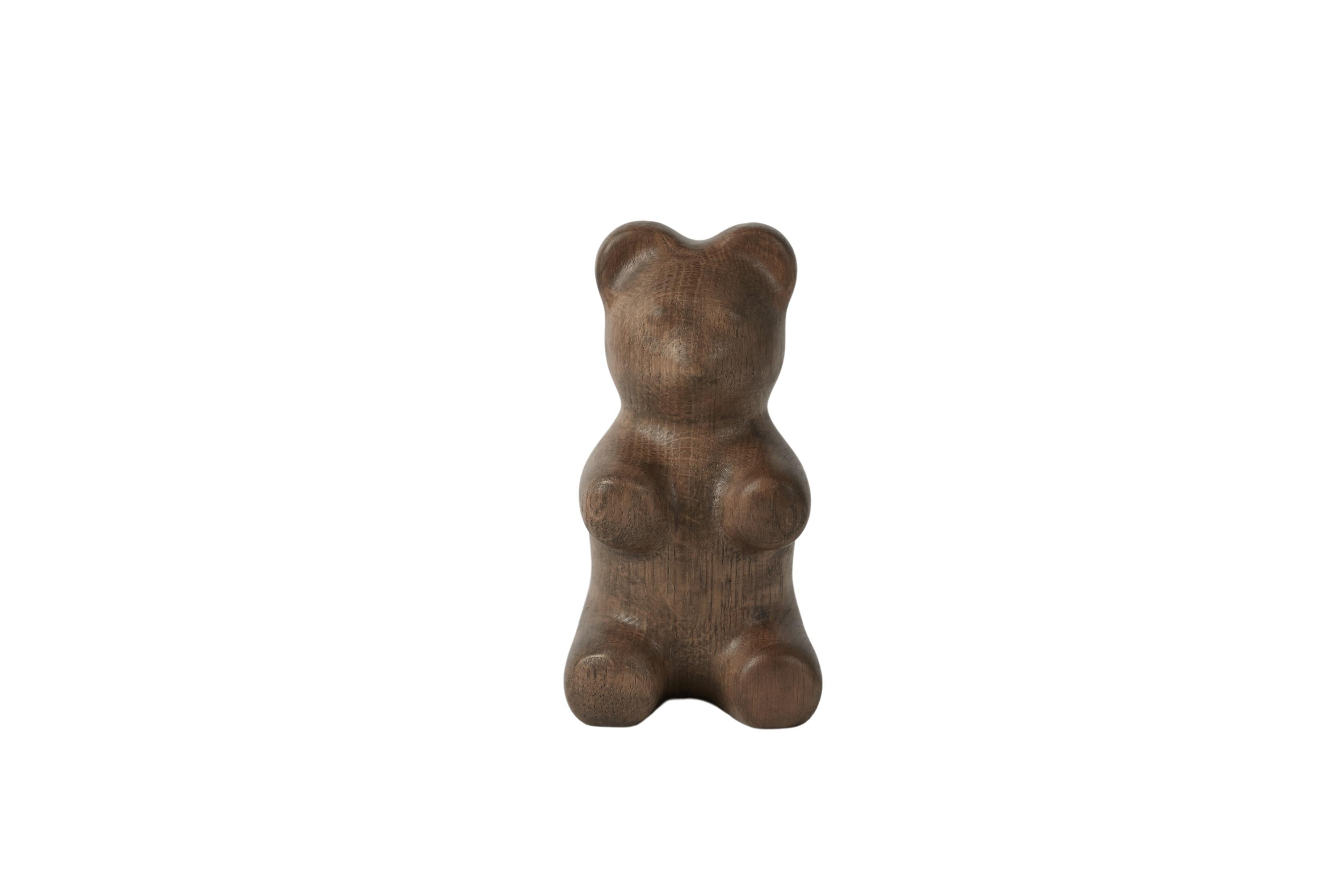 Boyhood Gummy Bear décoratif silhouette en chêne, petit