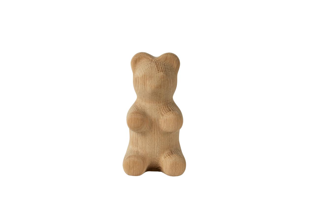 Figure décorative de chêne gommeux de l'ours de l'enfance, petit