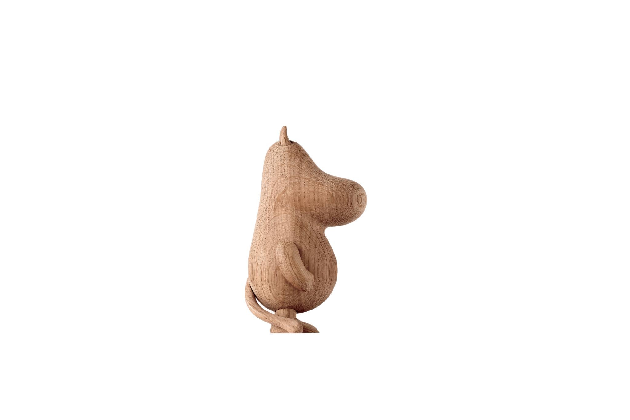 Boyhood Moomintroll träfigur ek, liten