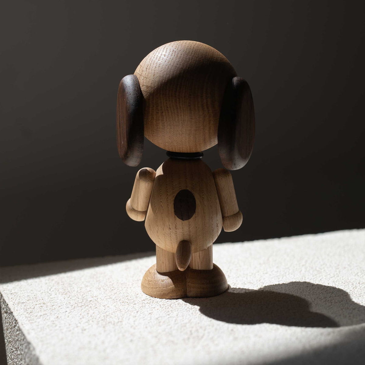Boyhood Snoopy Peanuts ™ ️ Figura de madera de roble, grande