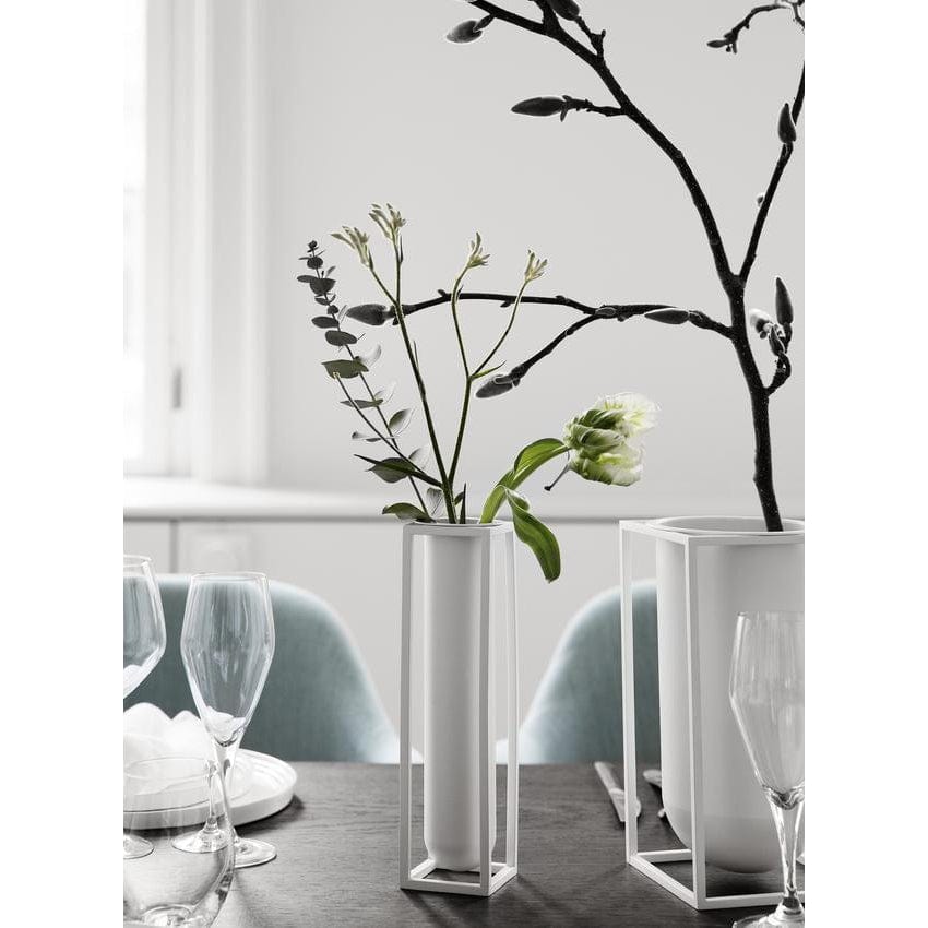 Audo Copenhagen Kubus Vase Flora, blanco