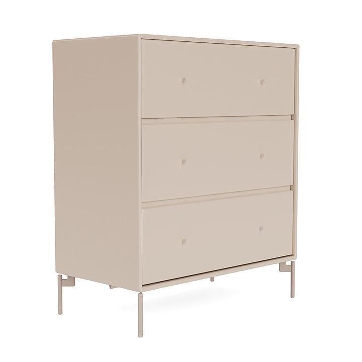 Montana Carry Dresser With Legs, Clay/Mushroom