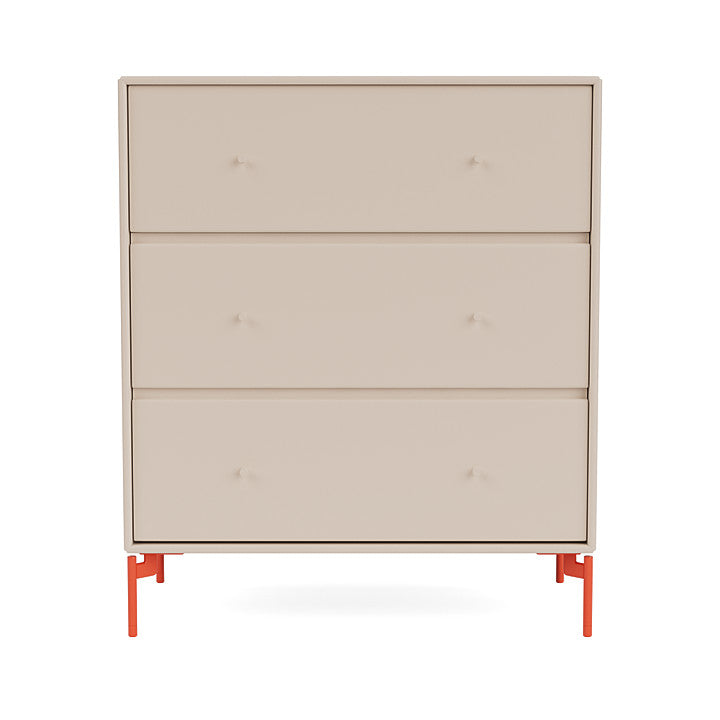 Montana Carry Dresser con piernas, arcilla/rosa