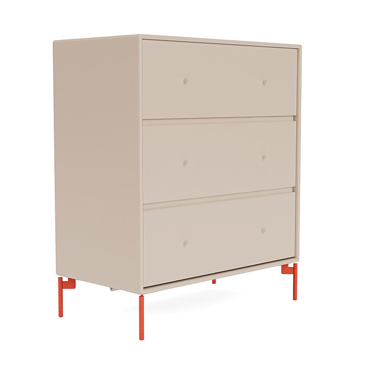 Montana Carry Dresser con piernas, arcilla/rosa