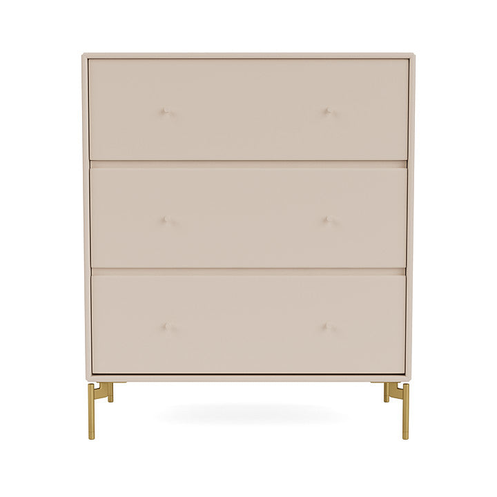 Montana Carry Dresser con piernas, arcilla/metal