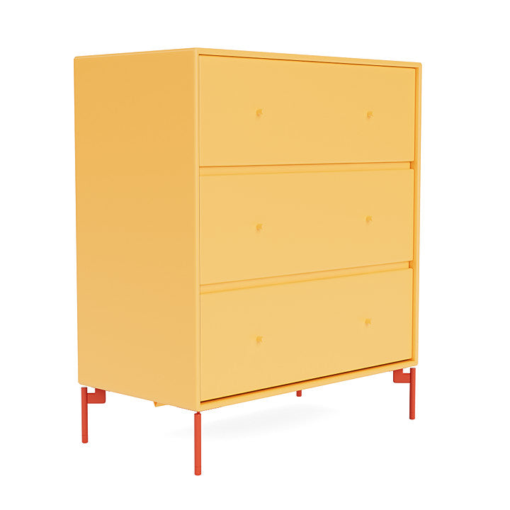 Montana Carry Dresser mit Beinen, Akazie/Hagebutte