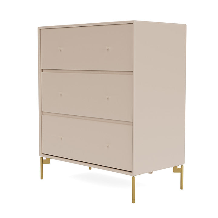 Montana Carry Dresser con piernas, arcilla/metal