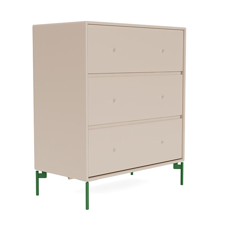 Montana Carry Dresser With Legs, Clay/Parsley