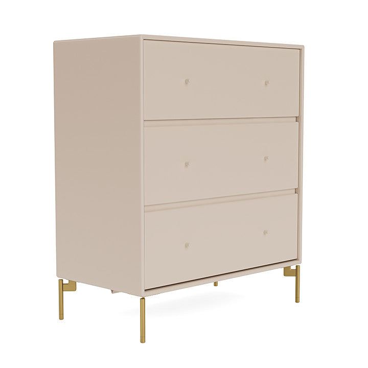 Montana Carry Dresser con piernas, arcilla/metal