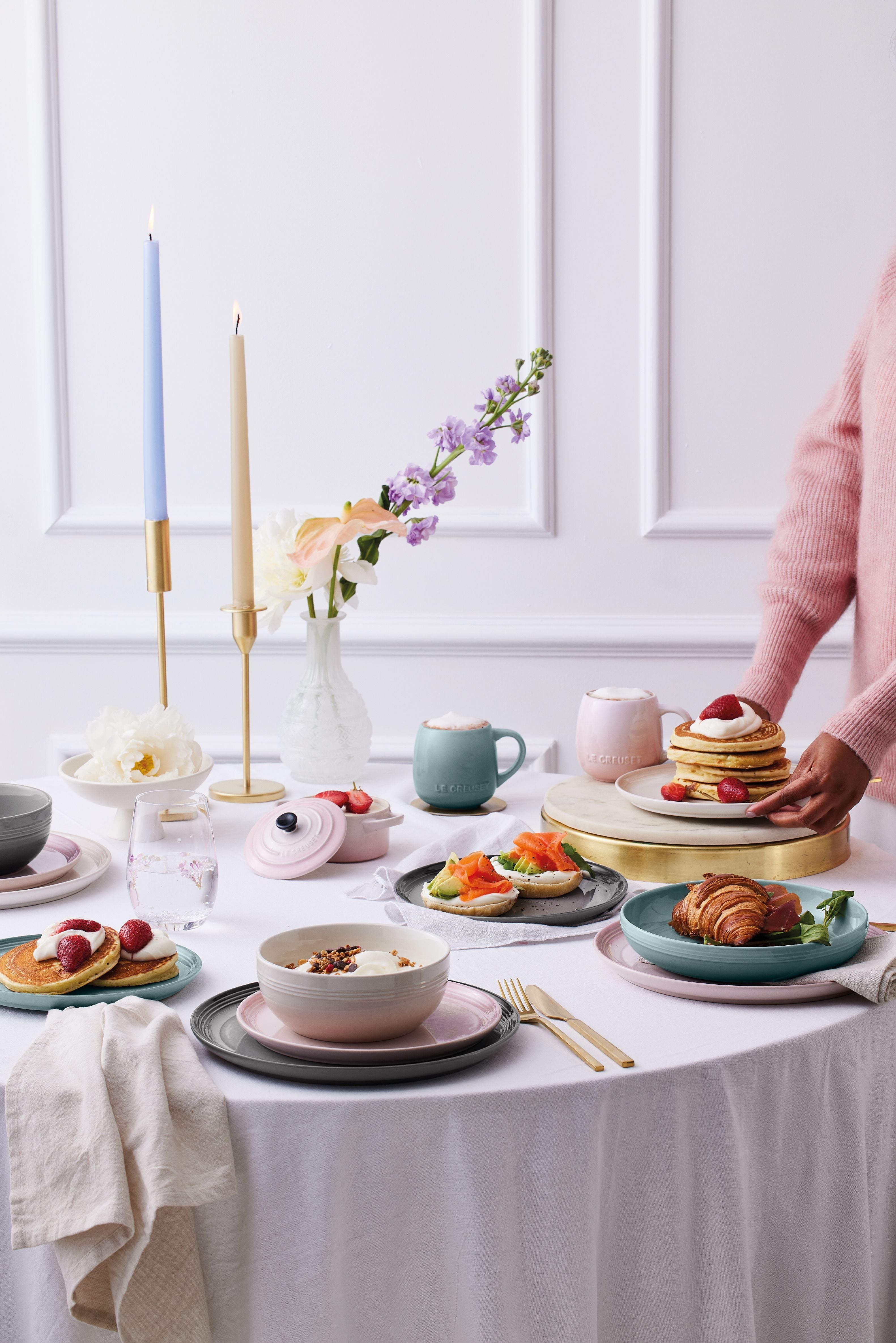 Tasse de coupé le Creuset, coquille rose