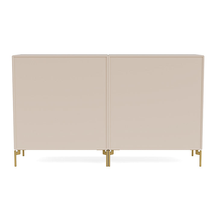 Montana Paar Sideboard mit Beinen, Ton/Messing