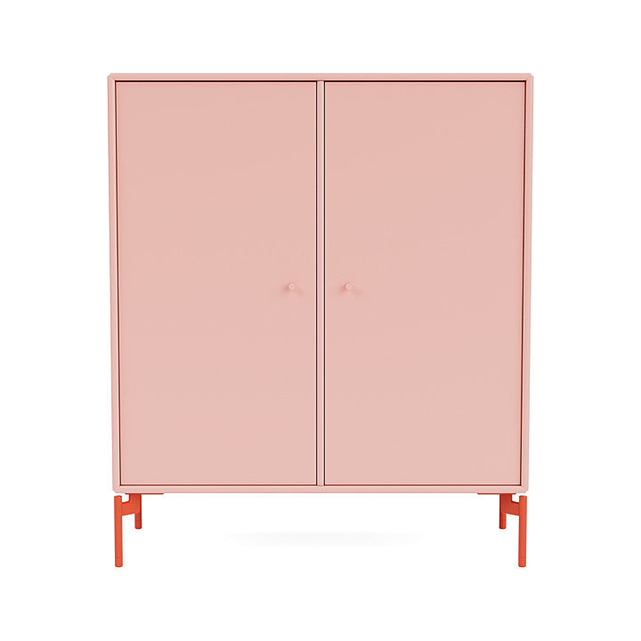 Cabinet de couverture du Montana avec des jambes, Ruby / Rosehip