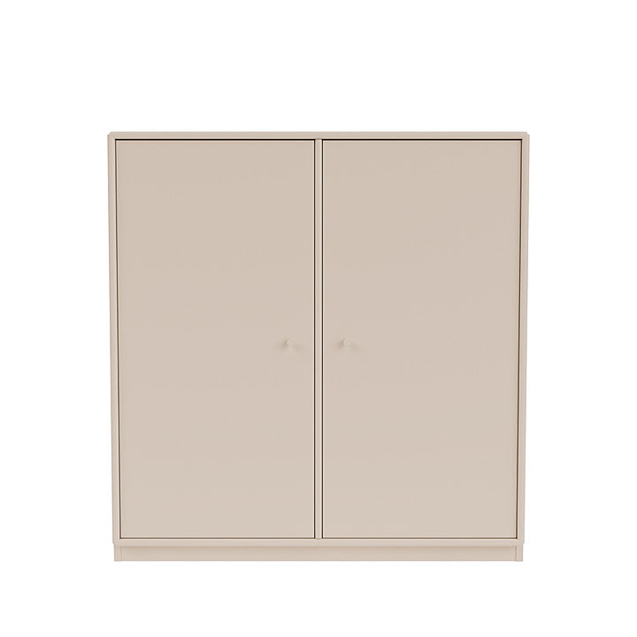 Gabinete de cubierta de Montana con zócalo de 3 cm, arcilla