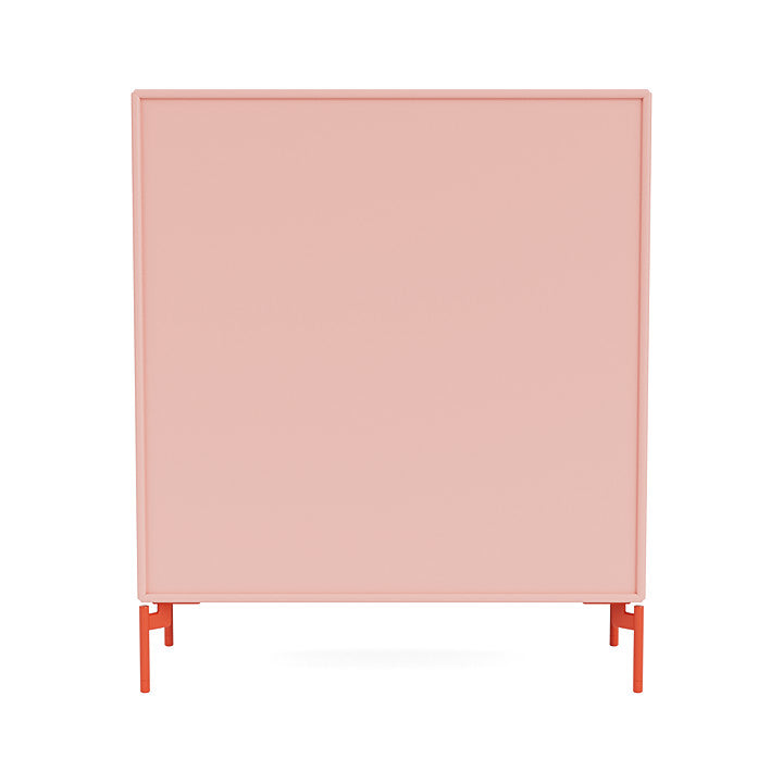 Gabinete de cubierta de Montana con piernas, rubí/rosa