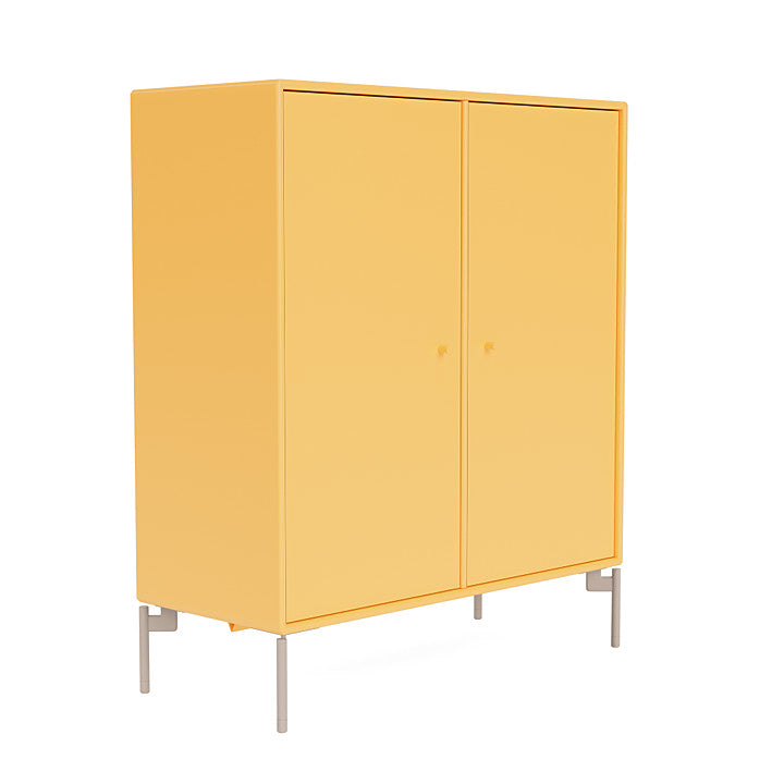 Montana Cover Cabinet With Legs, Acacia/Mushroom