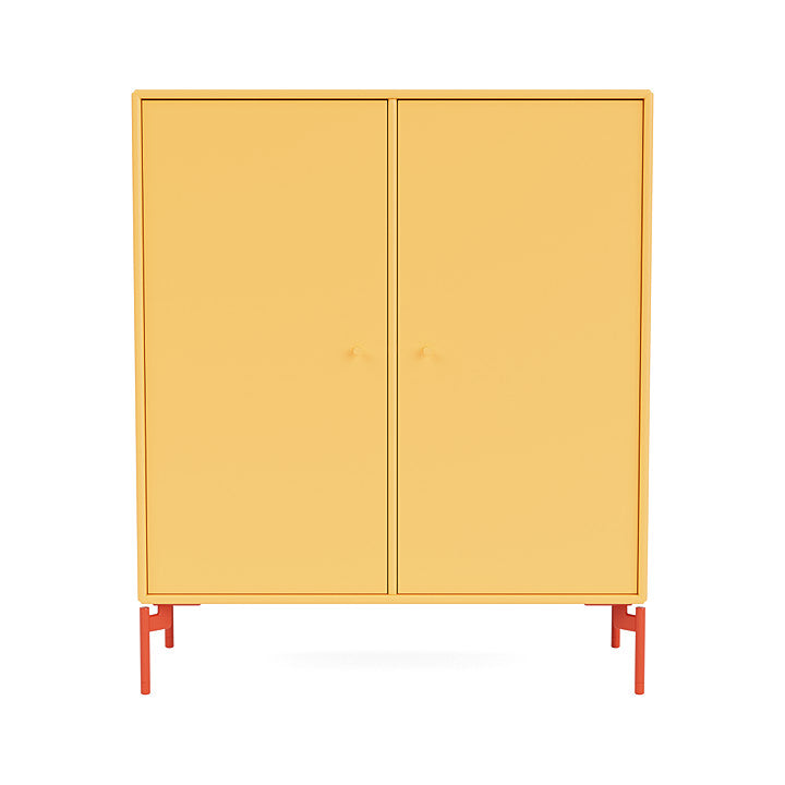 Cabinet de couverture du Montana avec des jambes, Acacia / Rosehip