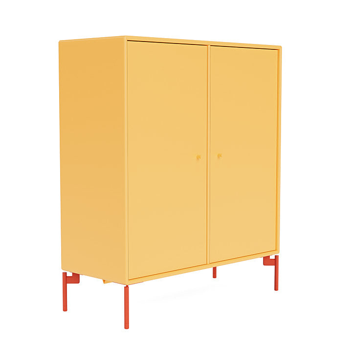 Cabinet de couverture du Montana avec des jambes, Acacia / Rosehip