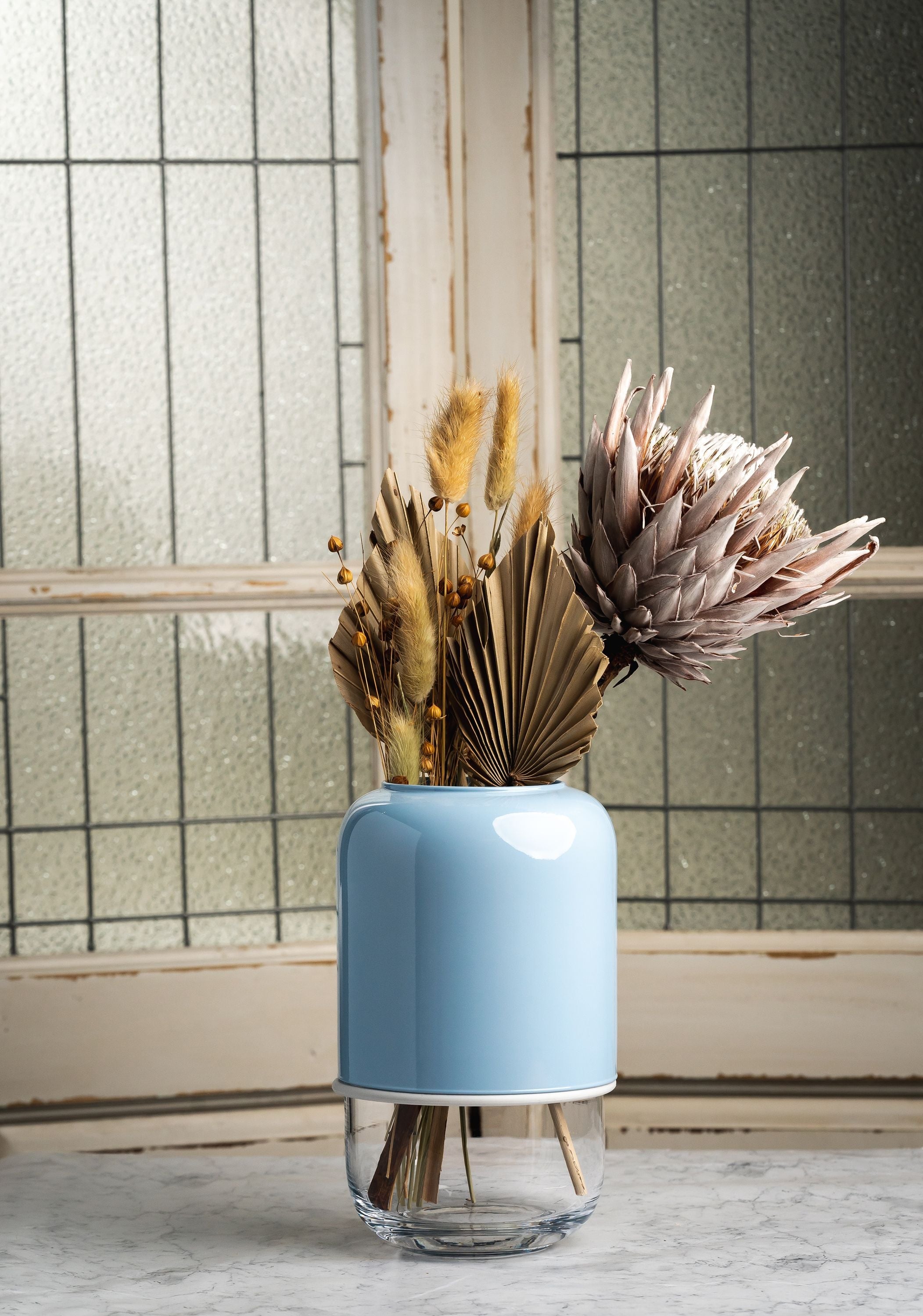 Muurla Capsule Vase, Light Blue