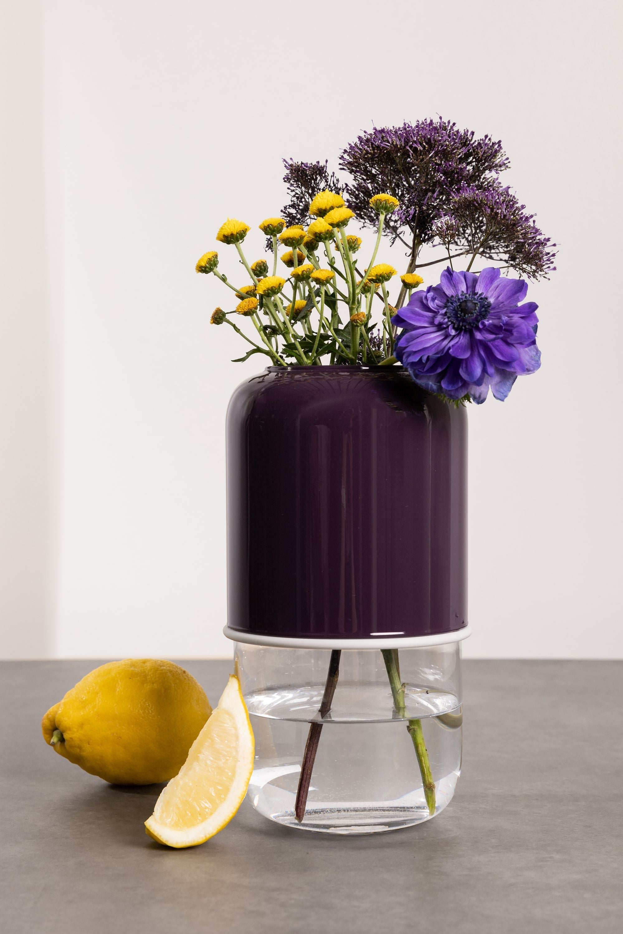 Muurla Capsule Vase, Purple