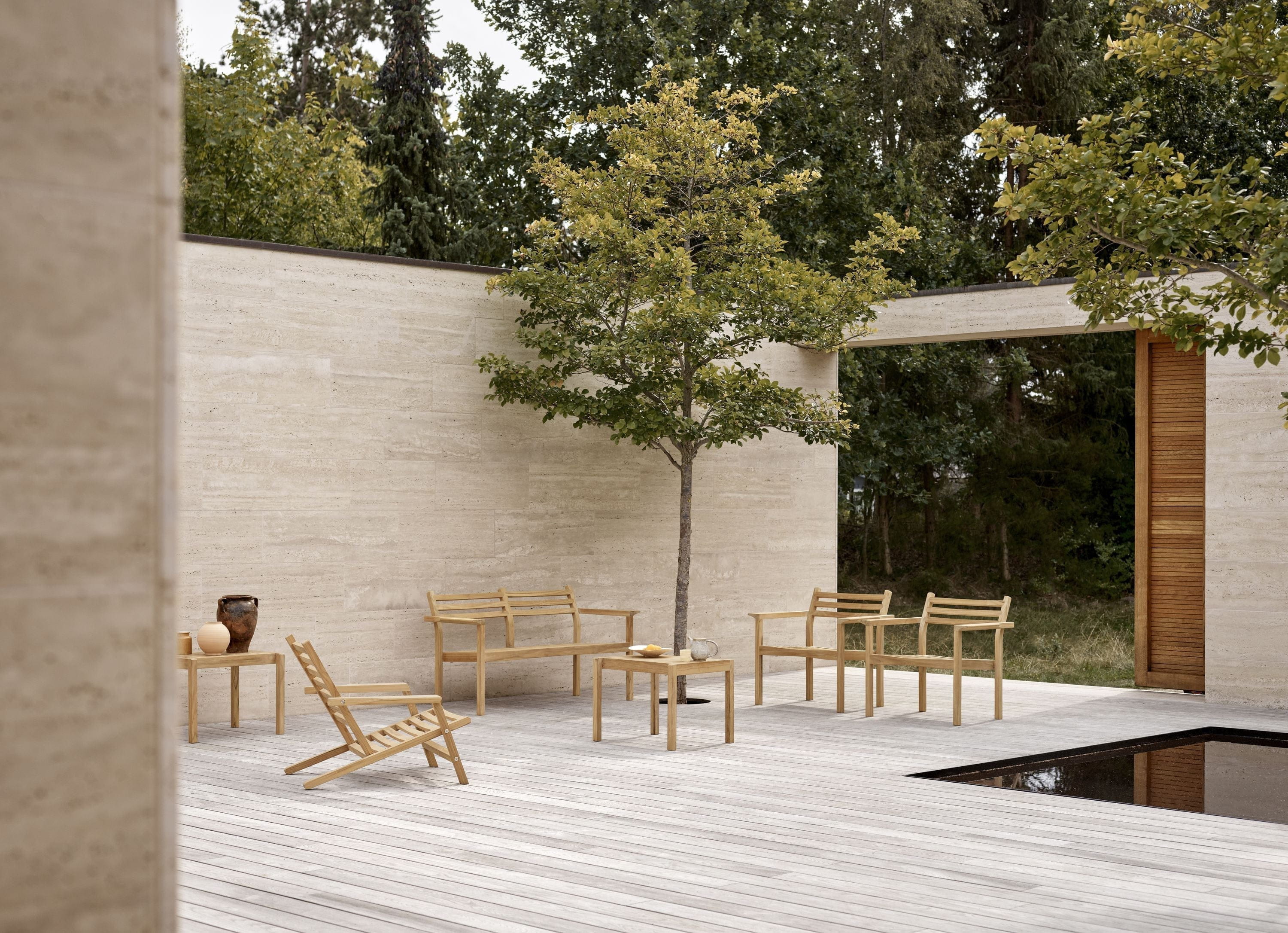 Carl Hansen AH601 Silla de salón al aire libre