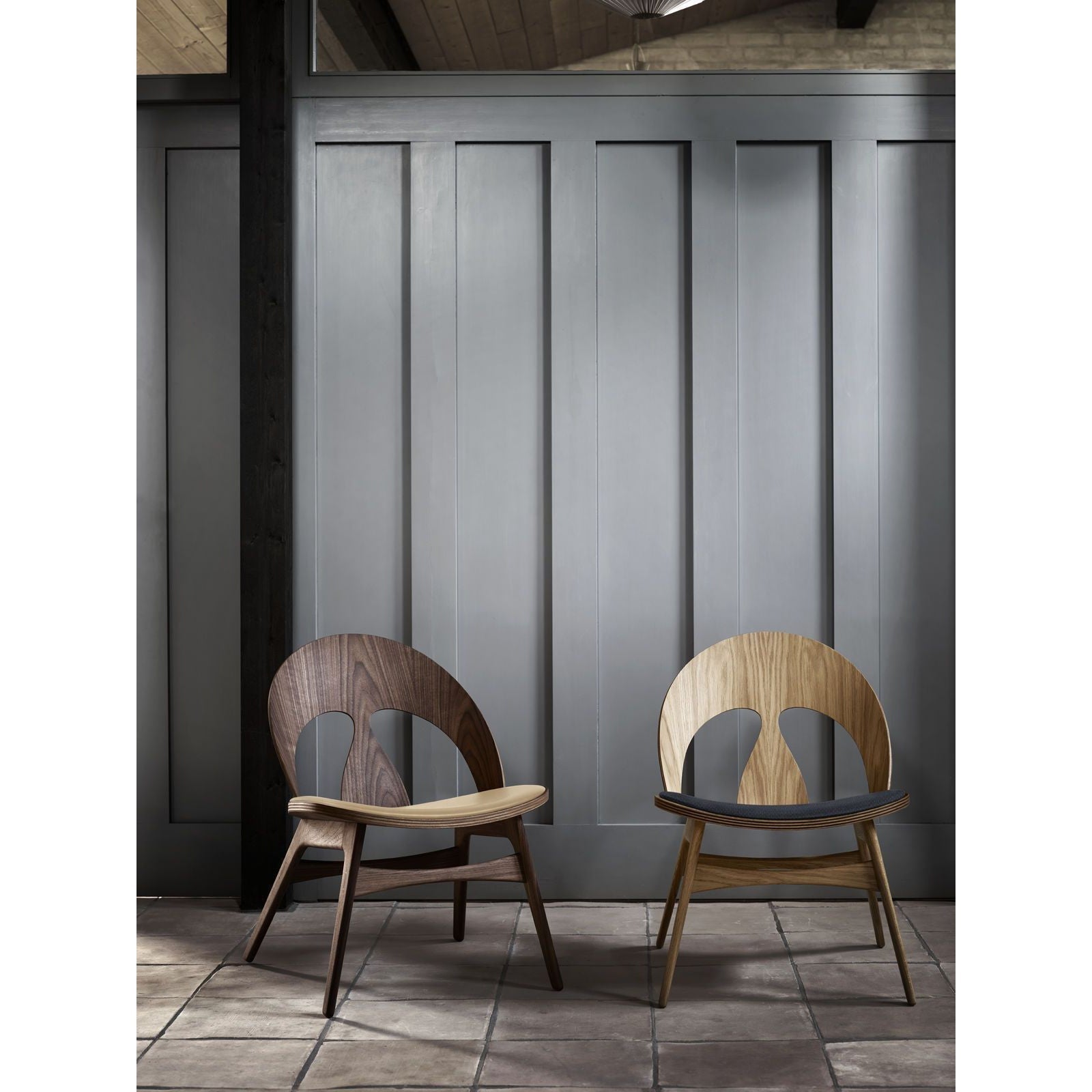 Carl Hansen BM0949 P Contour Stuhl, geölte Walnuss, Ledersitz