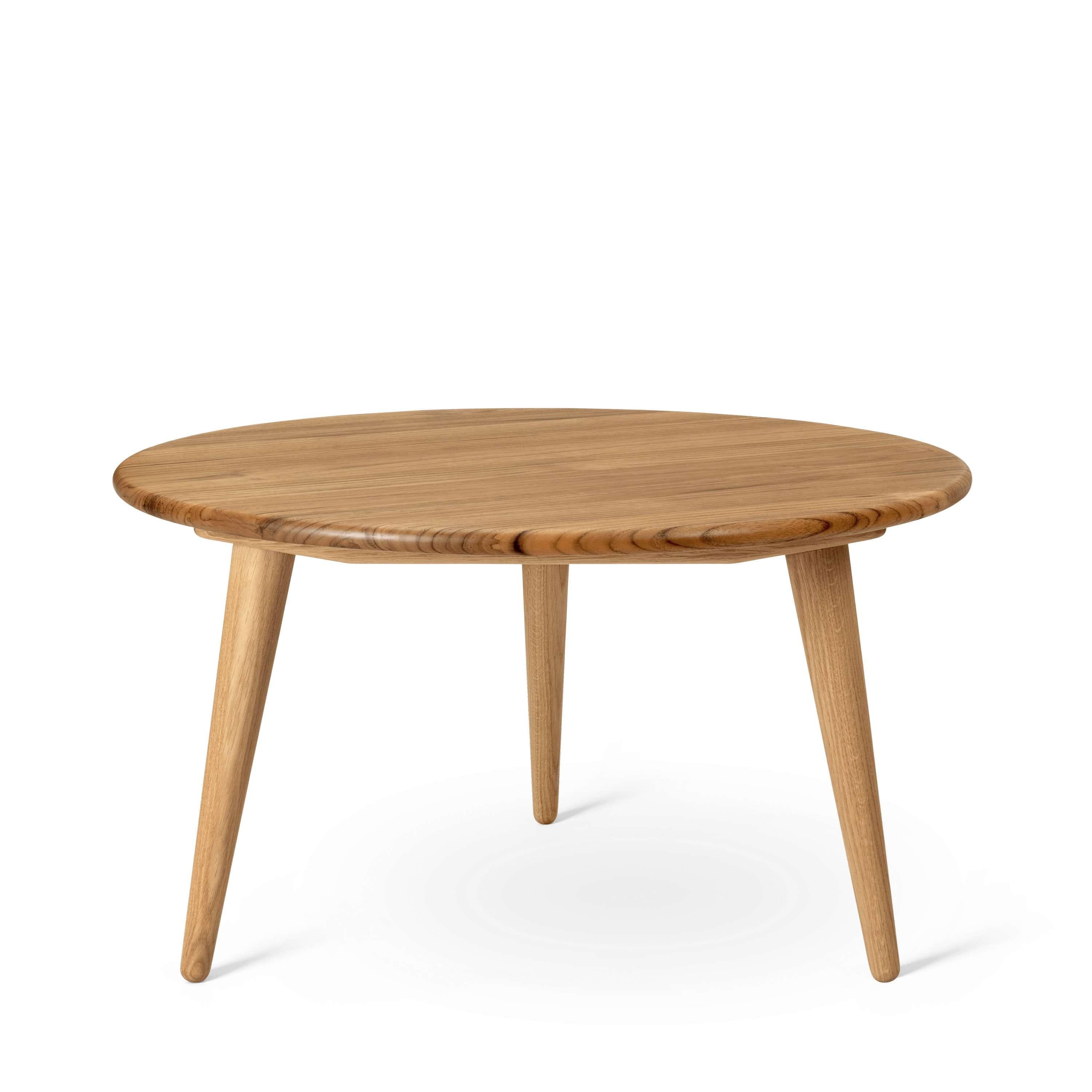 Table basse Carl Hansen CH008 Øxh 78x44 cm, chêne / teck huilé