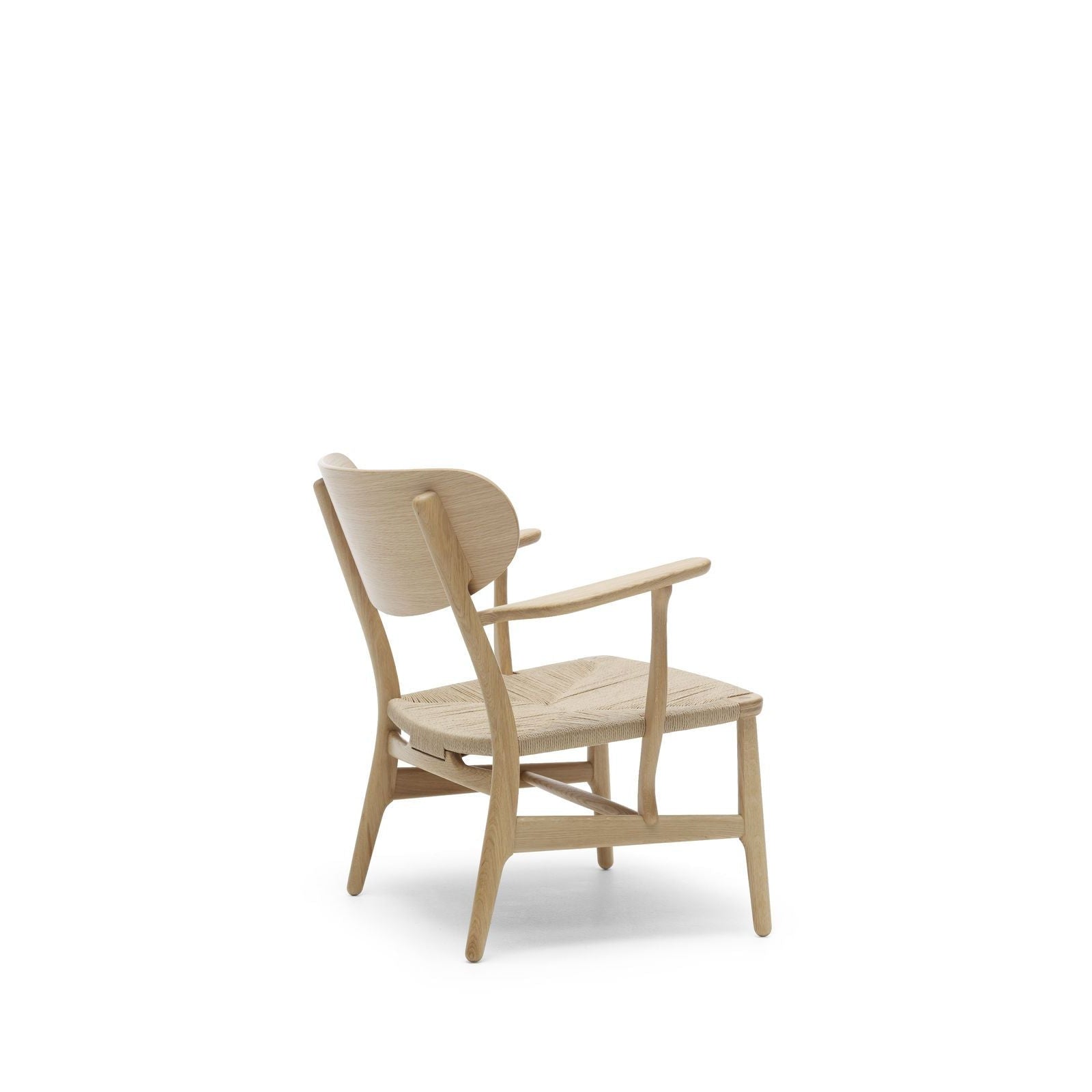 Carl Hansen Ch22 Chaise longue, chêne huilé/corde naturelle