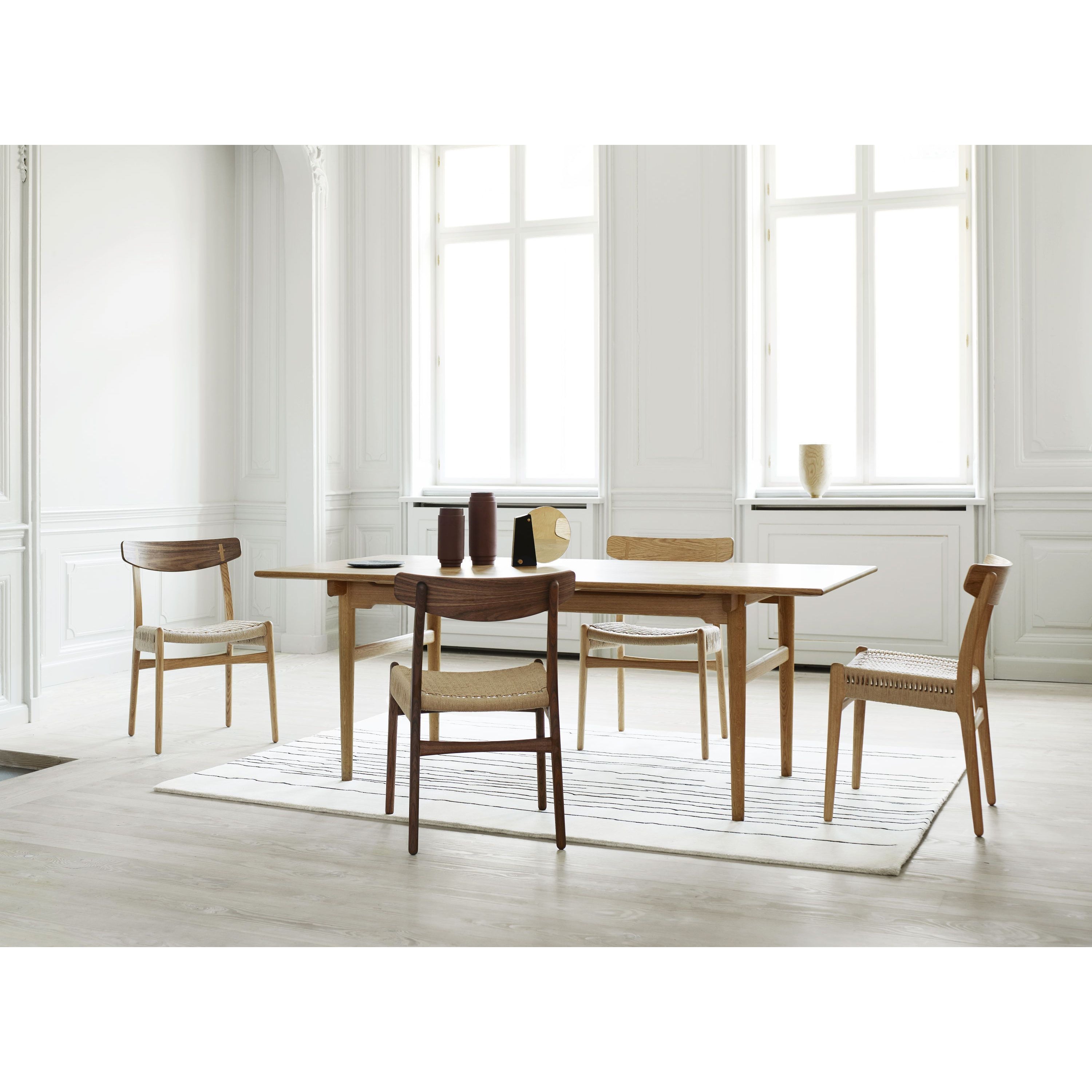 Carl Hansen Ch23 Chair, Soaped Oak/Natural Cord