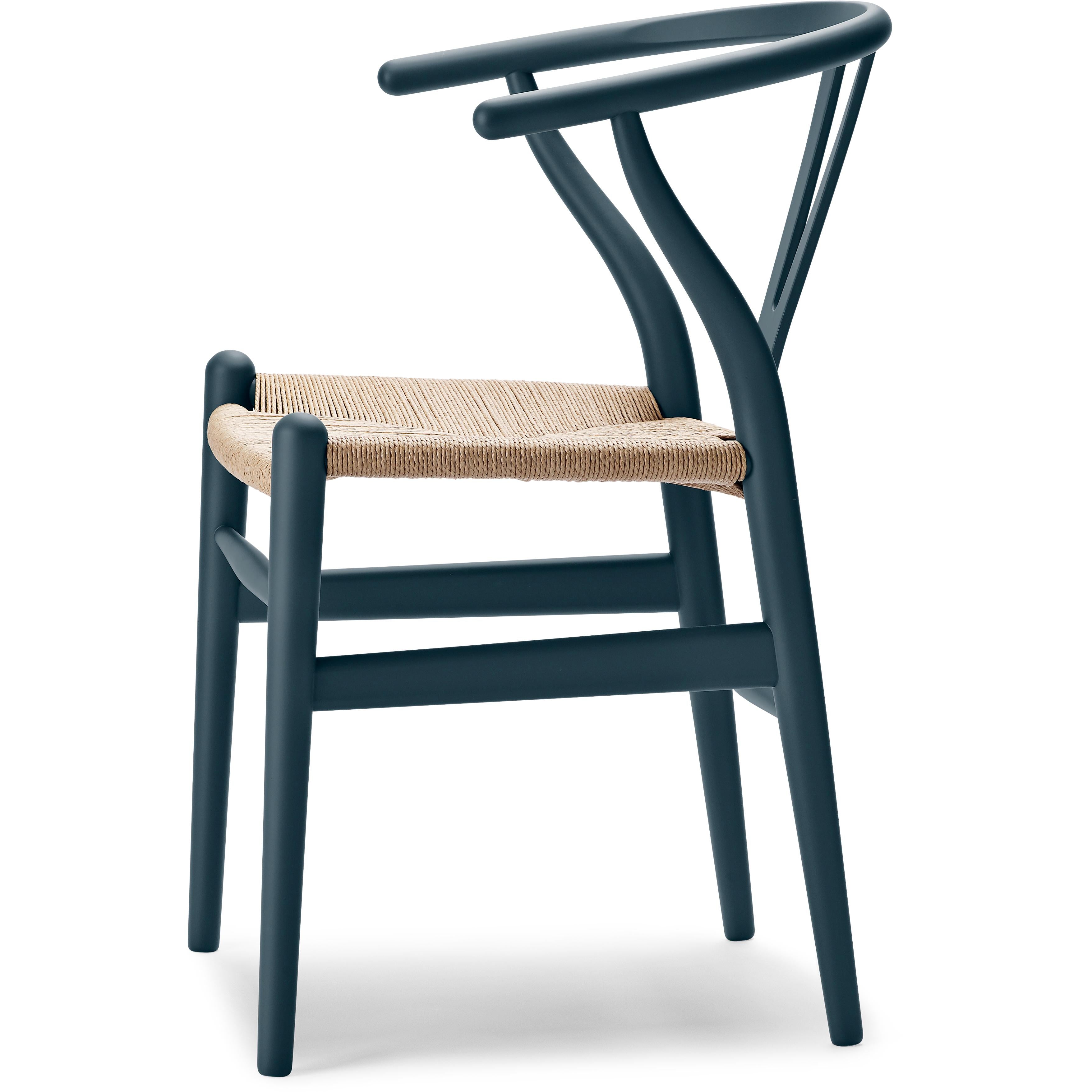 Carl Hansen CH24 Silla de Wishbone Beech Edición especial, Cordón Natural/Mar del Norte suave