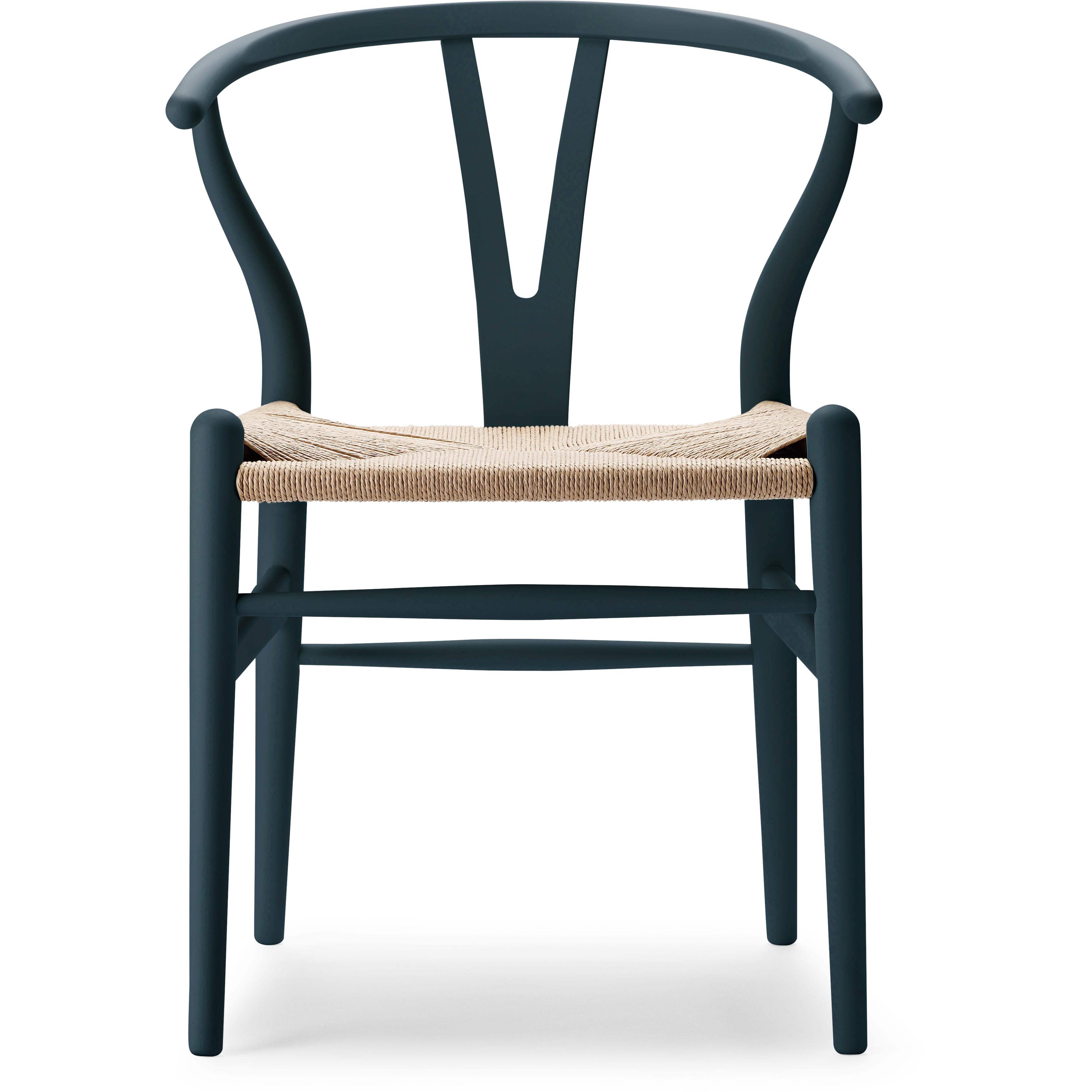 Carl Hansen CH24 Silla de Wishbone Beech Edición especial, Cordón Natural/Mar del Norte suave