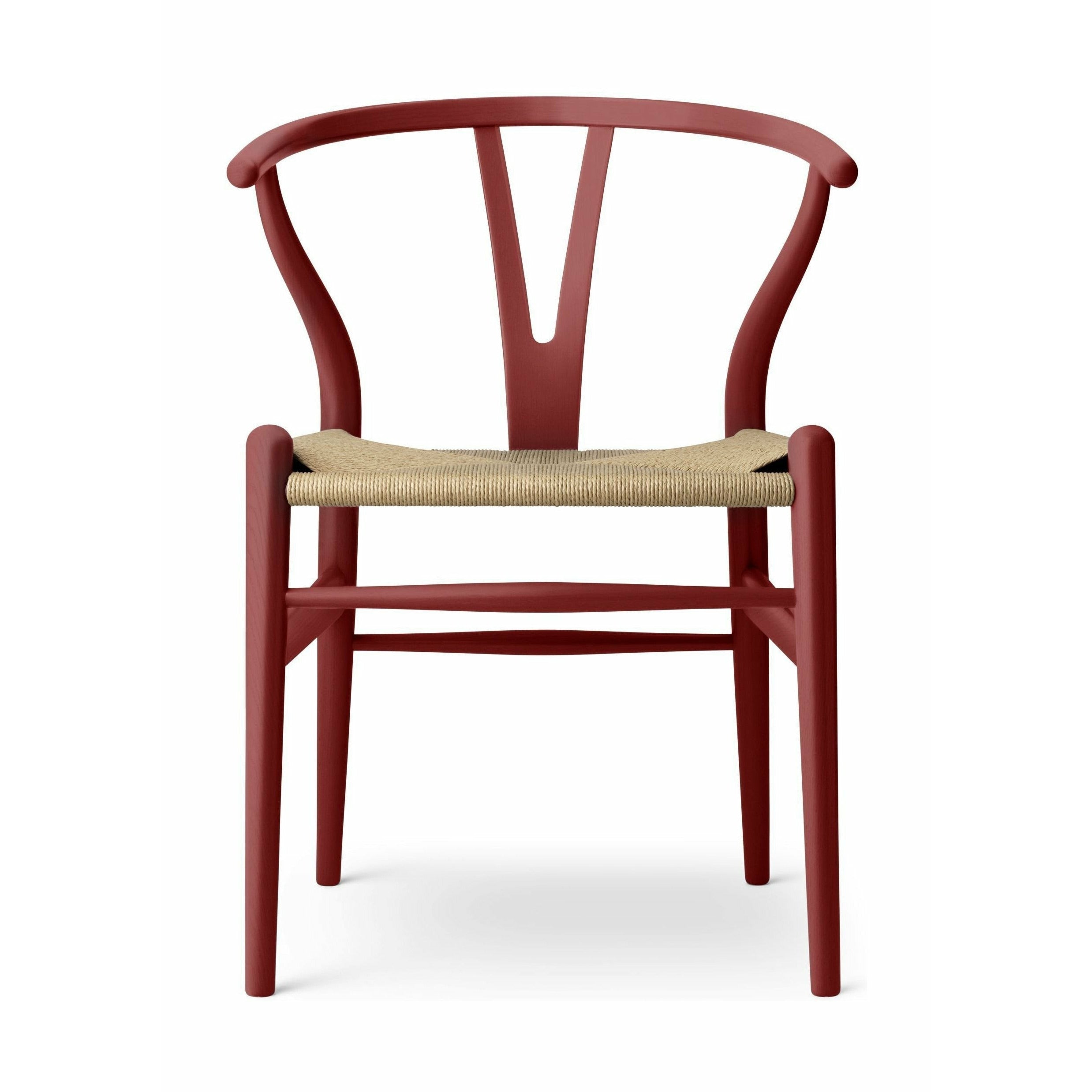 Carl Hansen CH24 Wishbone Chair Oak, Falu Red/Natural Cord