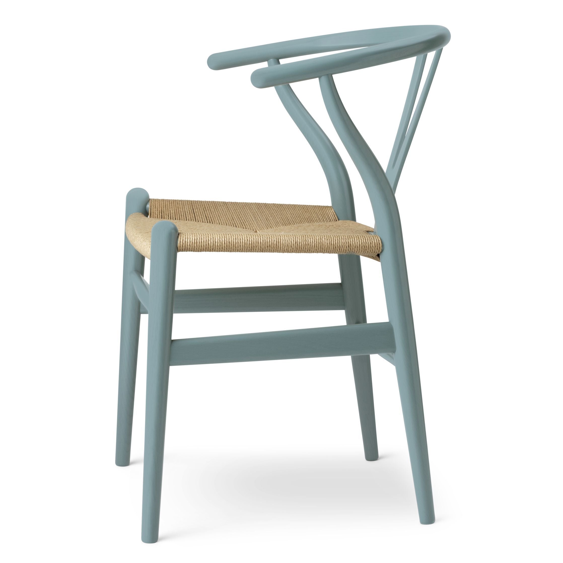 Carl Hansen CH24 Wishbone Chair Oak, Tewter Blue/Natural Cord Special Edition